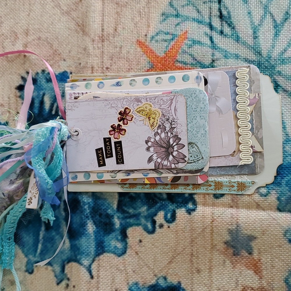 ๐2xHP๐"Make Today Count" Personal Shabby Chic Flip Journal - Picture 4 of 16